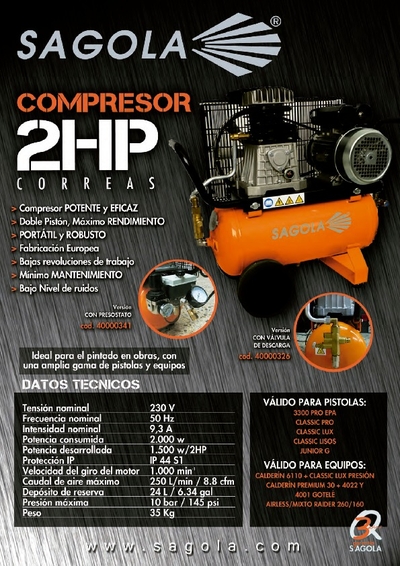 Compresor 2Hp