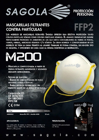 Mascarillas M200