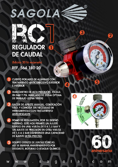 Regulador caudal aire RC1