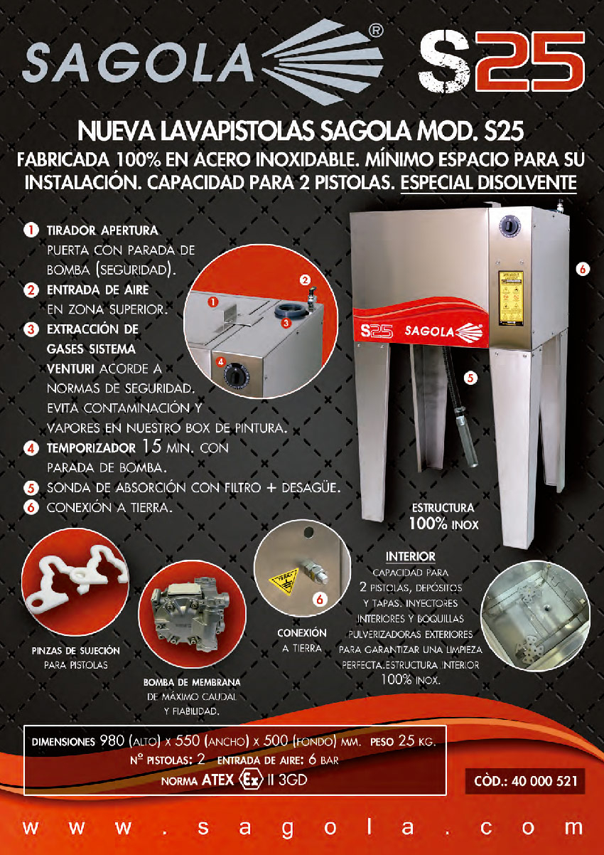 Nueva lavadora SAGOLA S25