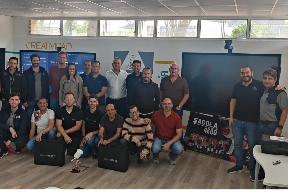 SagolaSPRAY™ virtual spray booths boost vocational training in the Canary Islands