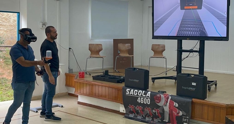 Les cabines de pulvérisation virtuelles SagolaSPRAY™ stimulent la formation professionnelle dans les îles Canaries