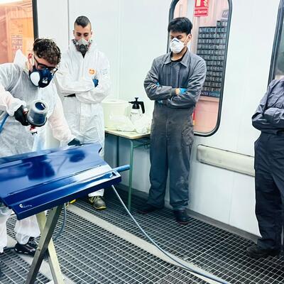 Sagola in the classroom: hands-on training in Burgos and SagolaSPRAY™ at PFITech