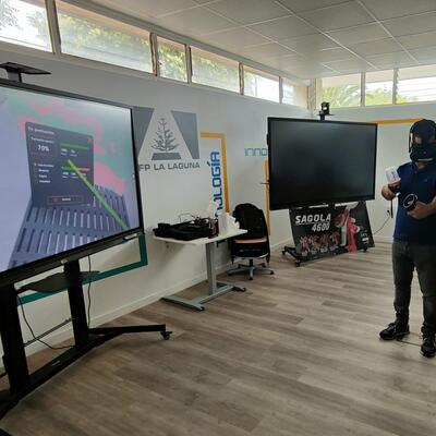 Les cabines de pulvérisation virtuelles SagolaSPRAY™ stimulent la formation professionnelle dans les îles Canaries